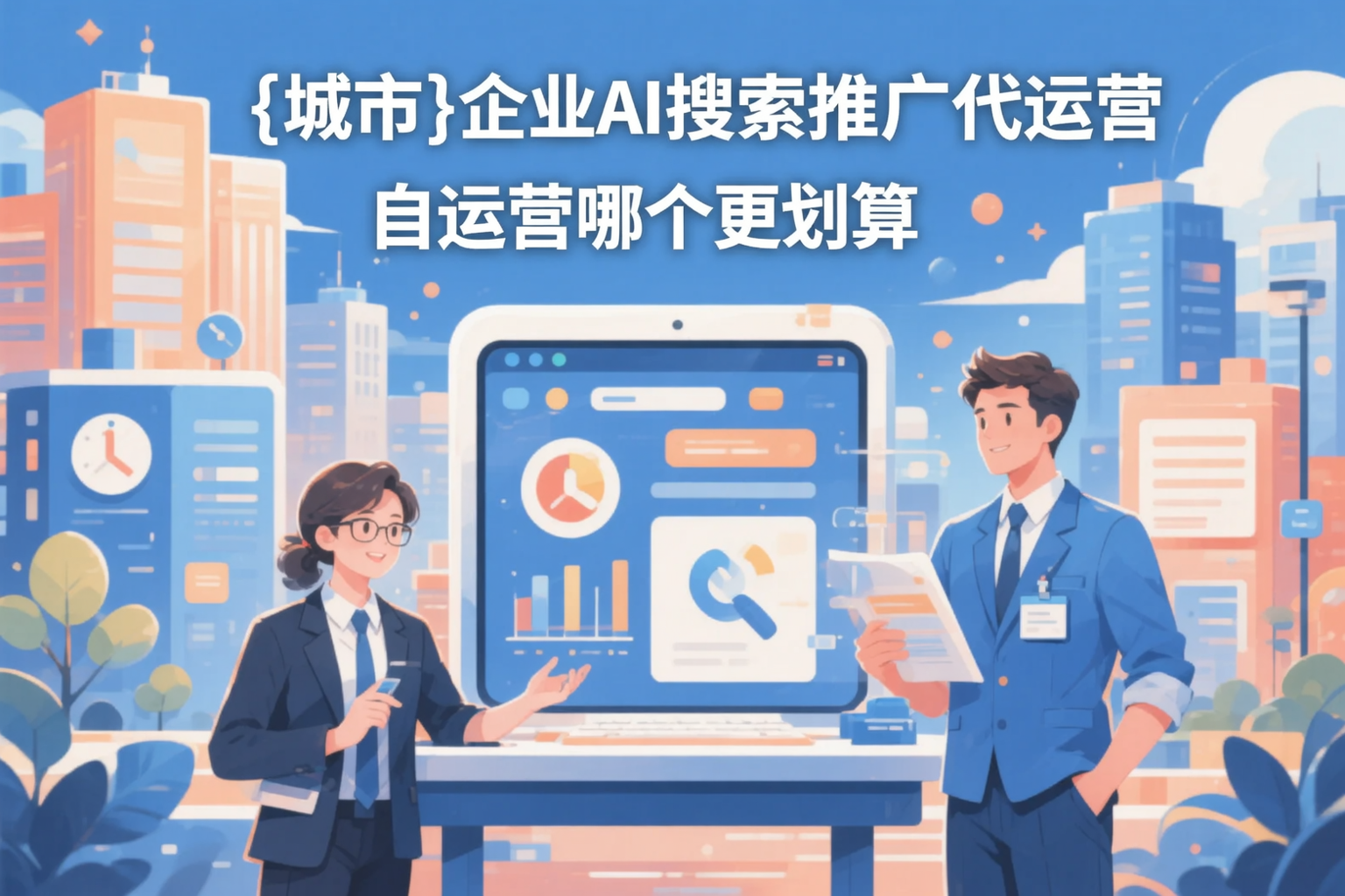 保定企业AI搜索推广代运营和自运营哪个更划算