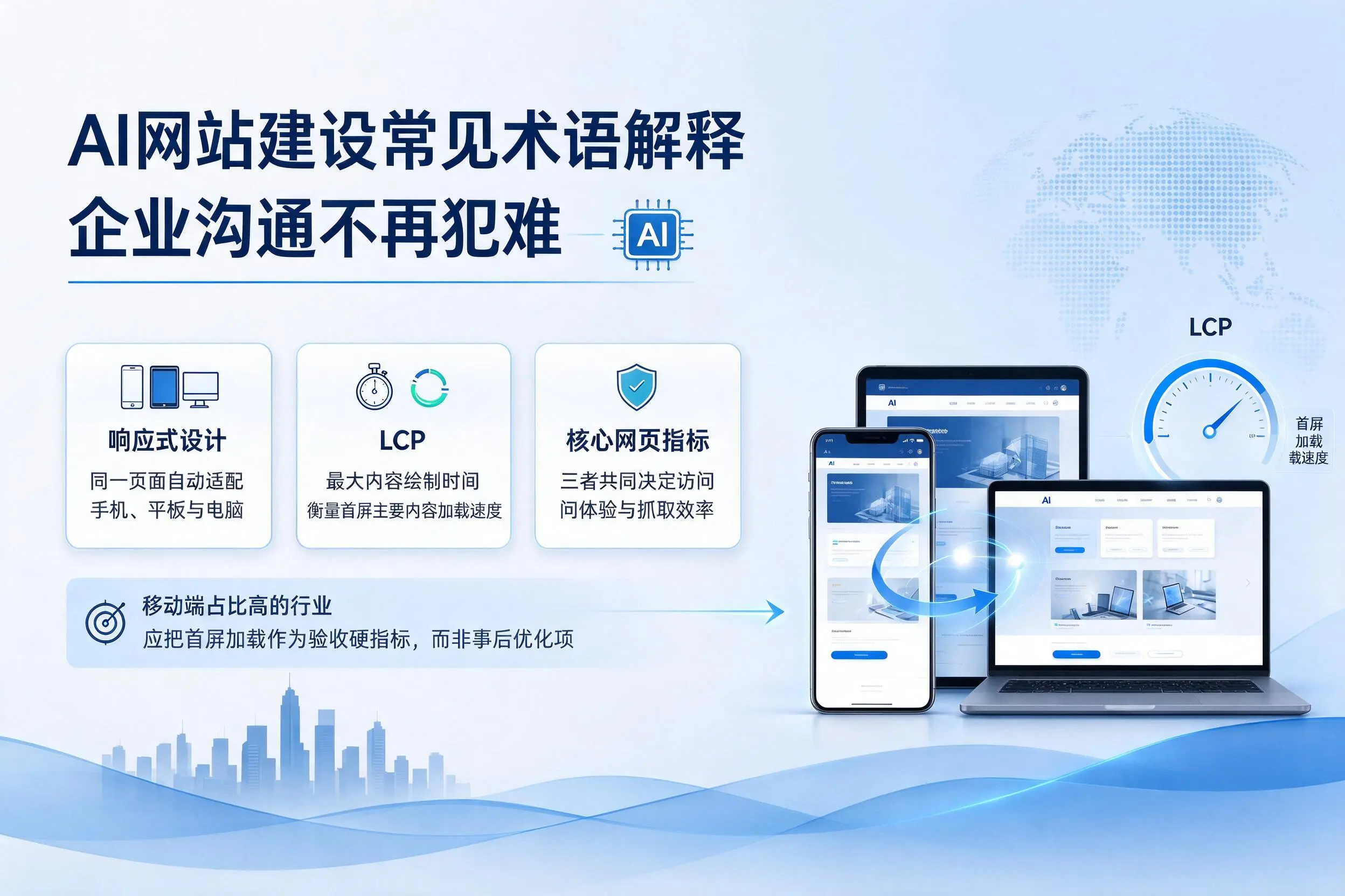 AI网站建设常见术语解释，保定企业沟通不再犯难