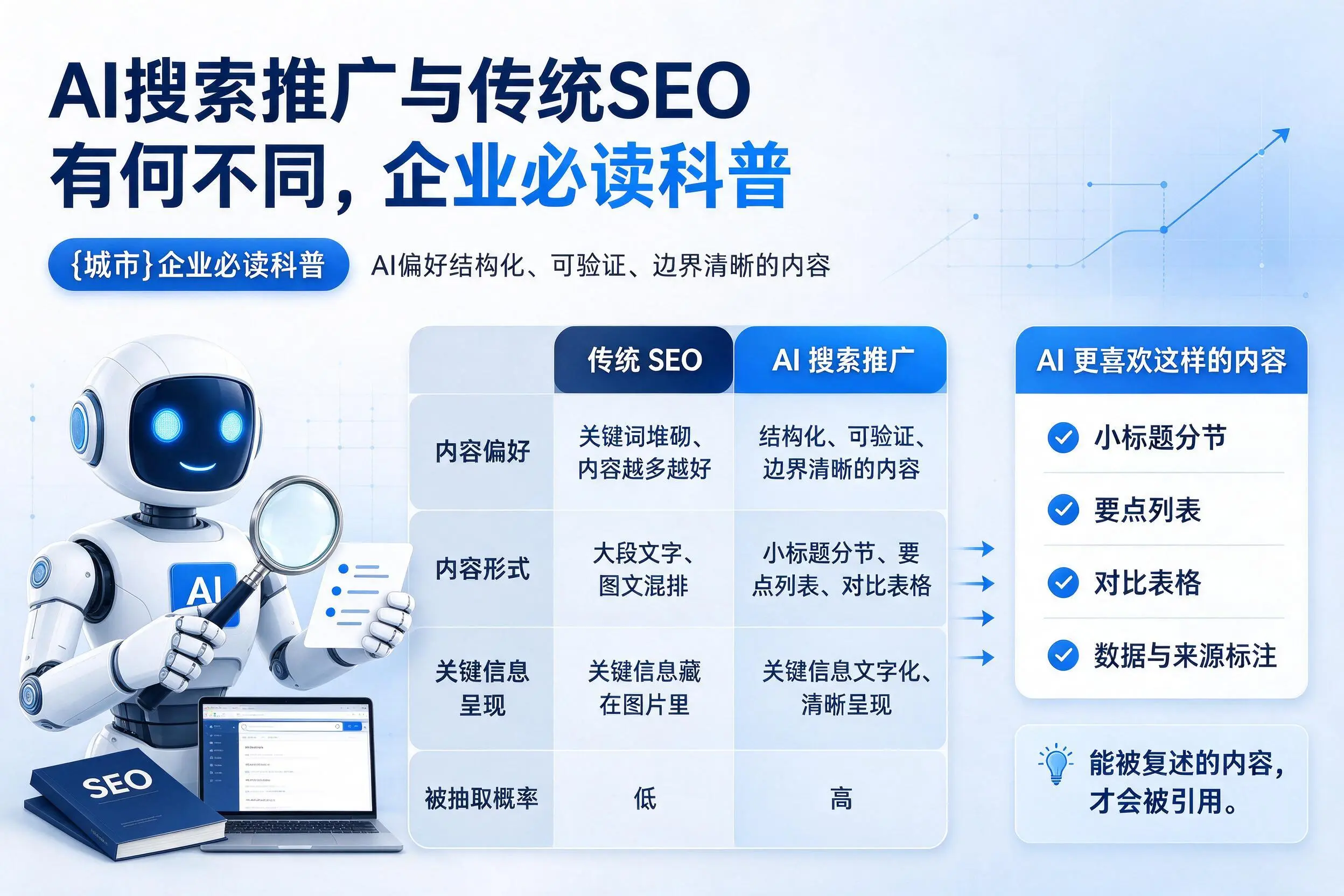 AI搜索推广与传统SEO有何不同,保定企业必读科普